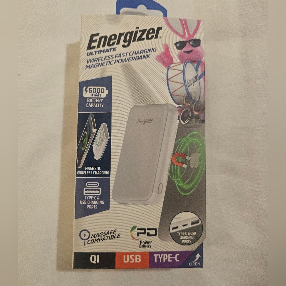 ENERGIZER WIRELESS FAST CHARGING MAGNETIC POWERBANK